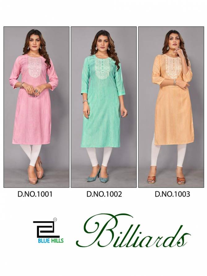 Billiards By Blue Hills Rayon Jacquard Rayon Kurtis Wholesale Market In Surat With Price

